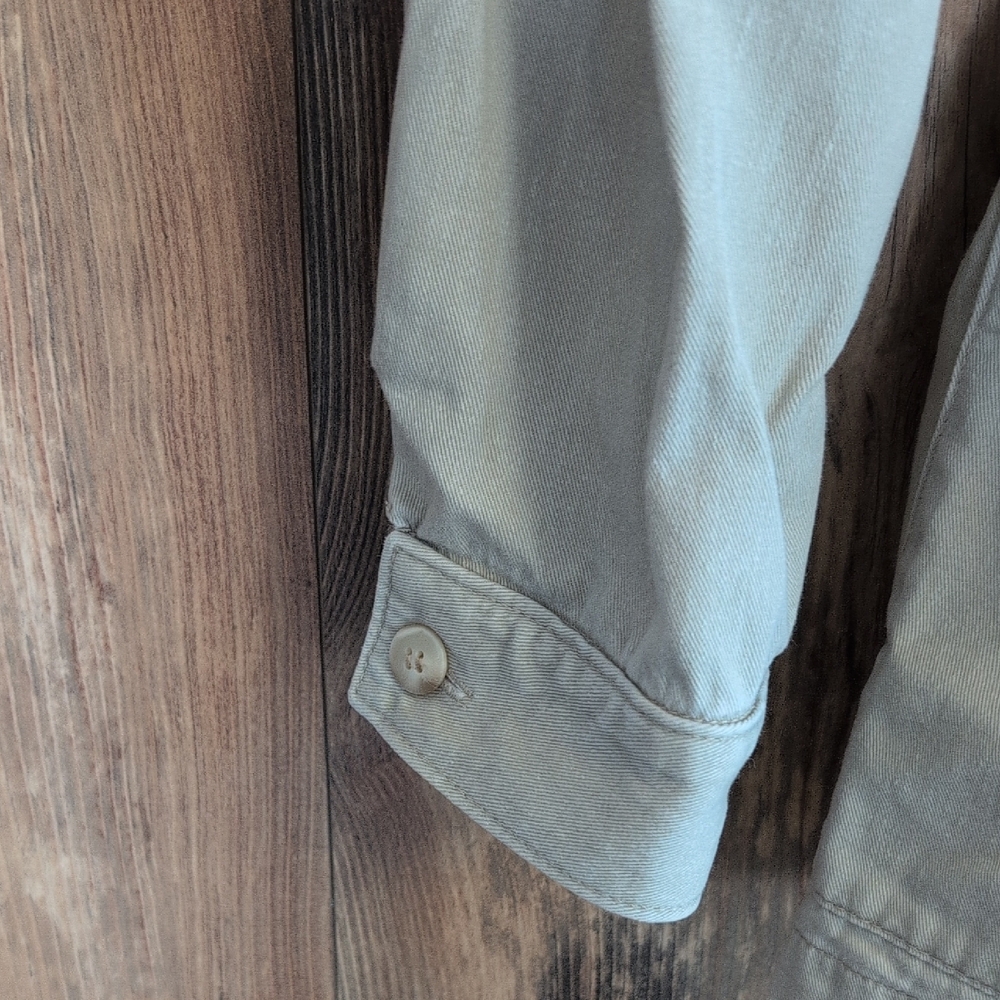 Gotcha Covered Tan Utility Jacket with Belt L                   F183 - Picture 4 of 7